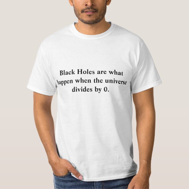 T-shirt Trous noirs (Devant)