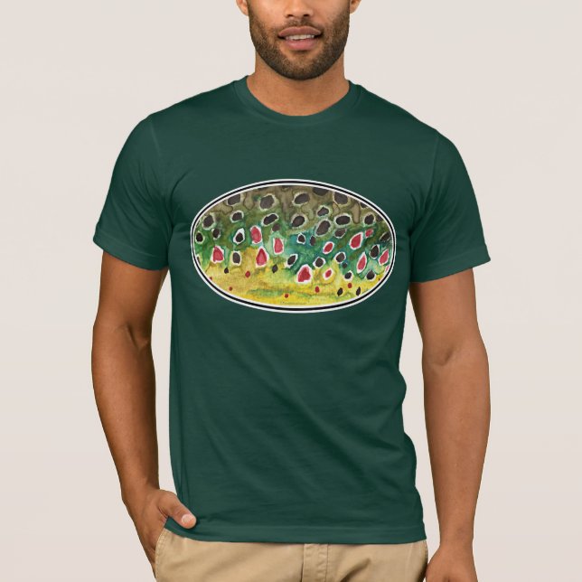 T-shirt Trout Fly (Devant)