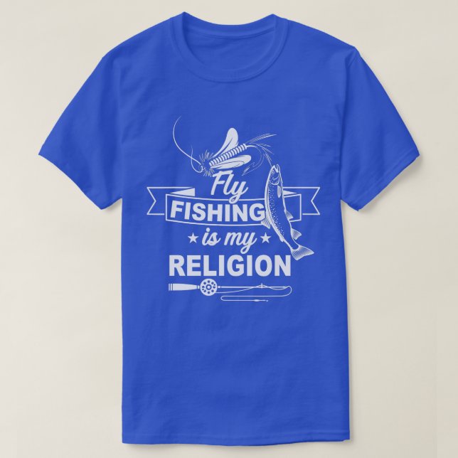 T-shirt Trout Fly Fishing Nature Outdoor Fisherman Funny (Design devant)