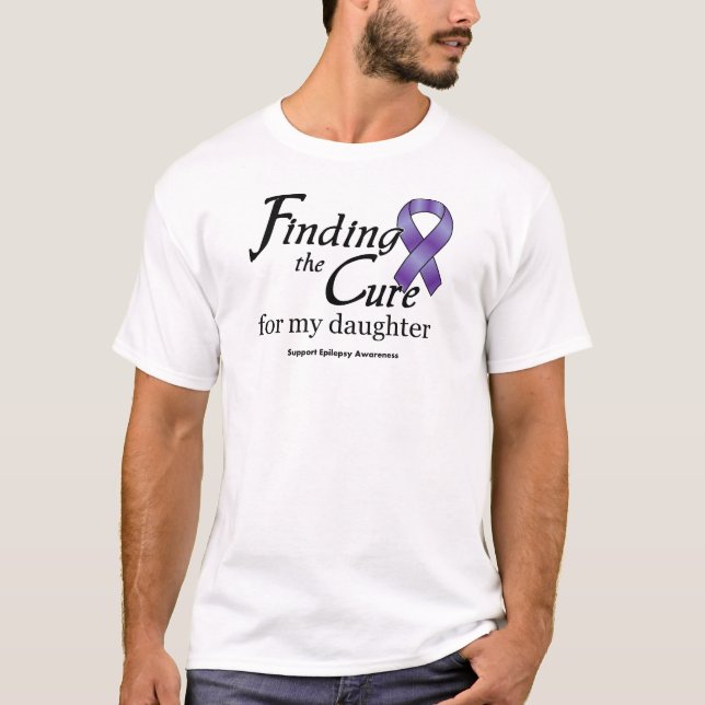 T-shirt Trouvant le traitement… pour ma fille (Devant)