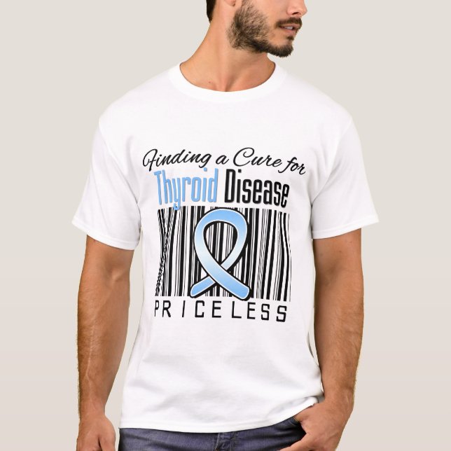 T-shirt Trouvant un traitement pour la maladie de Thryoid (Devant)