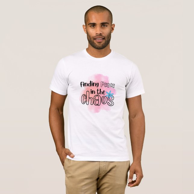 T-shirt Trouver la paix (Devant entier)