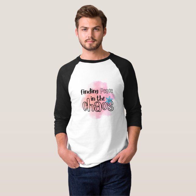 T-shirt Trouver la paix (Devant entier)