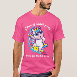 T-shirt Trouver la paix intérieure en surfant pour la sant