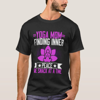 T-shirt Trouver la paix intérieure un snack à la fois Yoga