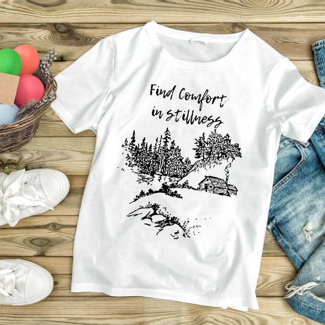 T-shirt Trouver le confort en douceur (Créateur téléchargé)