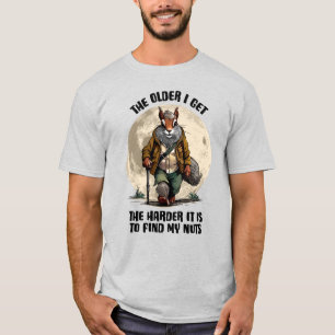 T-shirt Trouver mes noix - Écureuil drôle