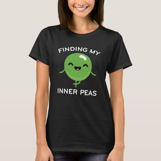 T-shirt Trouver mes petits pois intérieurs (Devant)