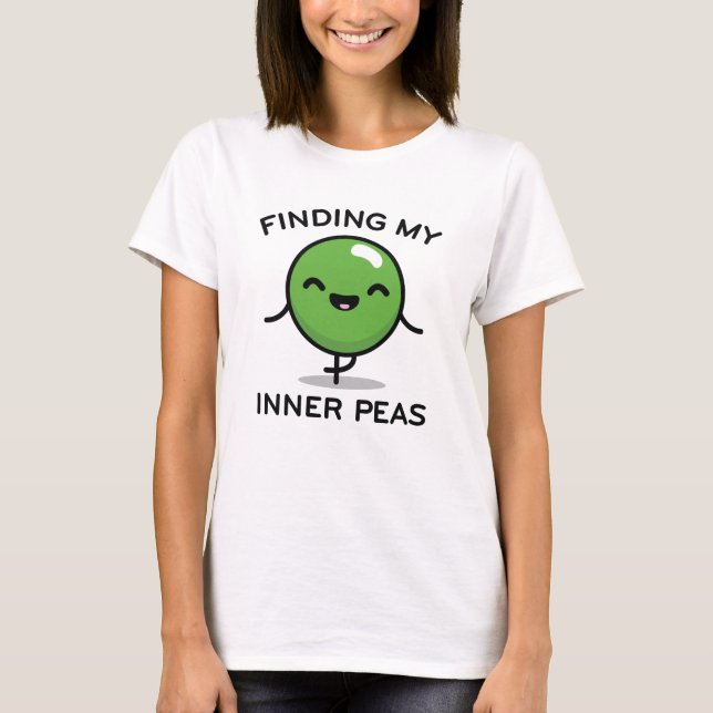 T-shirt Trouver mes petits pois intérieurs (Devant)