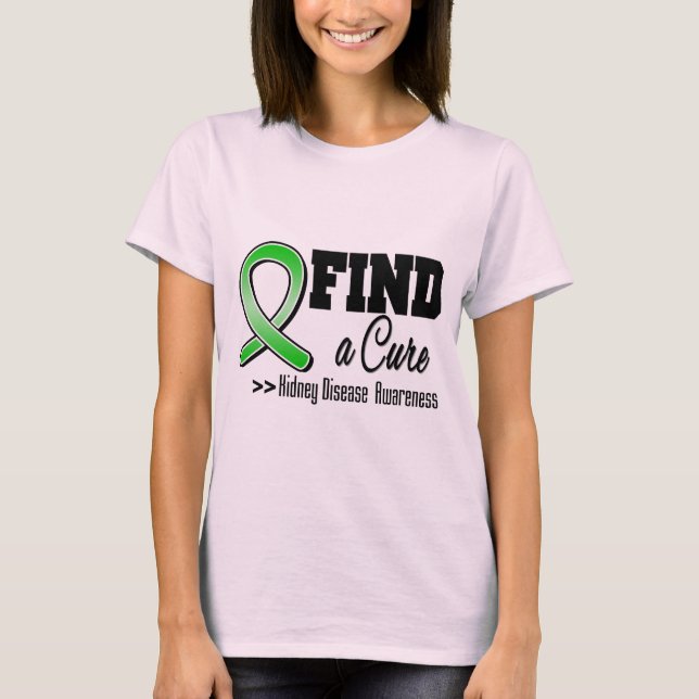 T-shirt Trouver une prise de conscience de la maladie du r (Devant)