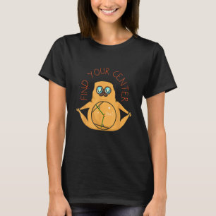 T-shirt Trouver votre centre Carlin Yoga