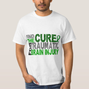 T-shirt Trouvez la lésion cérébrale traumatique TBI de