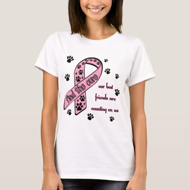 T-shirt Trouvez le ~ Pawprint de traitement (Devant)
