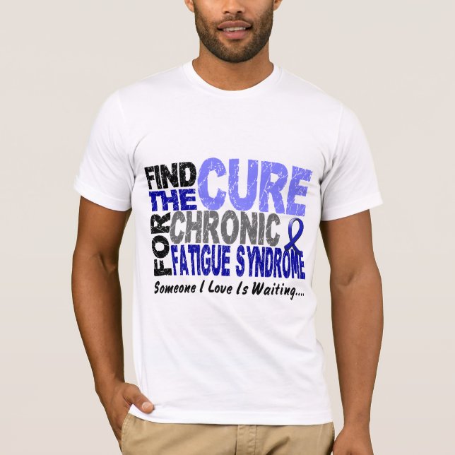 T-shirt Trouvez le syndrome chronique de fatigue de CFS de (Devant)
