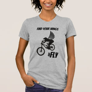 T-shirt Trouvez vos ailes et votre chemise VTT Fly Mountai