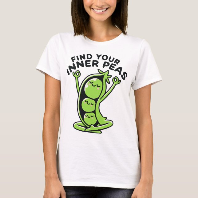 T-shirt Trouvez vos pois intérieurs Yoga Pun (Devant)