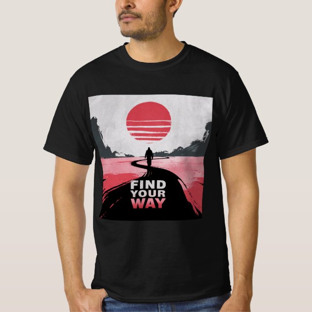 T-shirt Trouvez votre chemin (Devant)