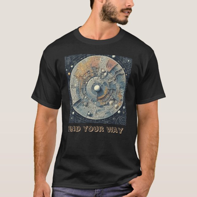 T-shirt trouvez votre chemin (Devant)