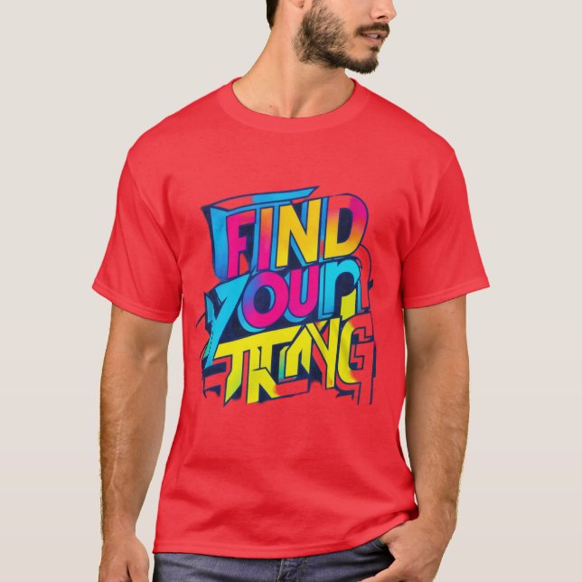 T-shirt Trouvez votre force (Devant)