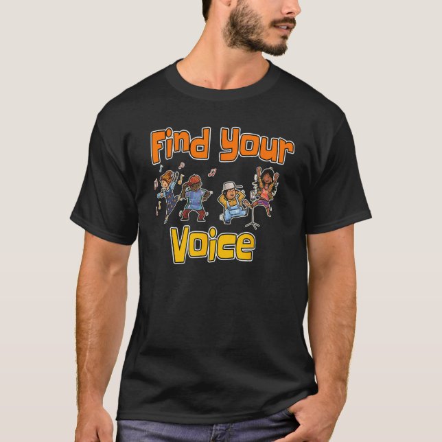 T-shirt Trouvez votre programme de lecture d'été de la voi (Devant)