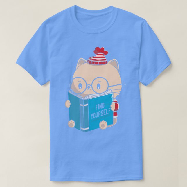 T-shirt Trouvez votre voyage Healing Chat Livre par Tobe F (Design devant)