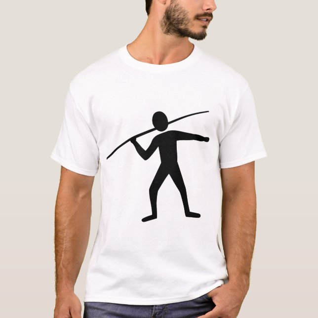 T-shirt Trower Javelin - Noir (Devant)