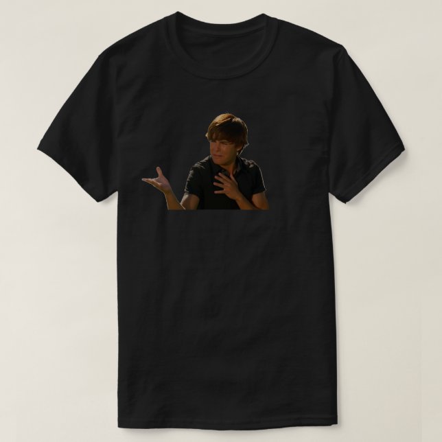 T-shirt Troy Bolton Pari Sur L'Autocollant (Design devant)