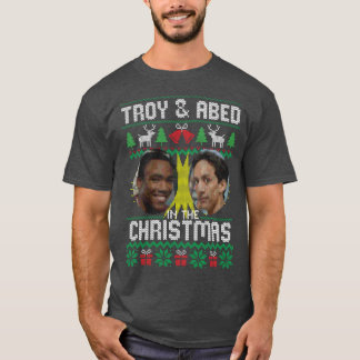 T-shirt Troy et Abed à Noël