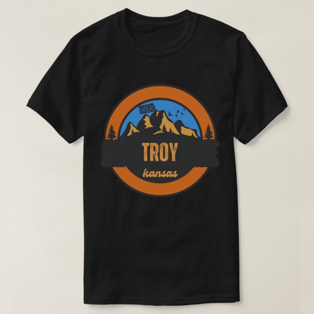T-shirt Troy, Kansas (Design devant)
