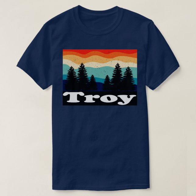 T-shirt Troy Montana Retro (Design devant)