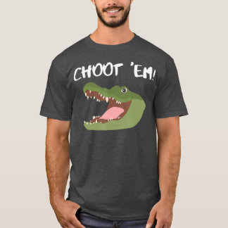 T-shirt Troy Swamp Choot Em Alligator Gator Hunting
