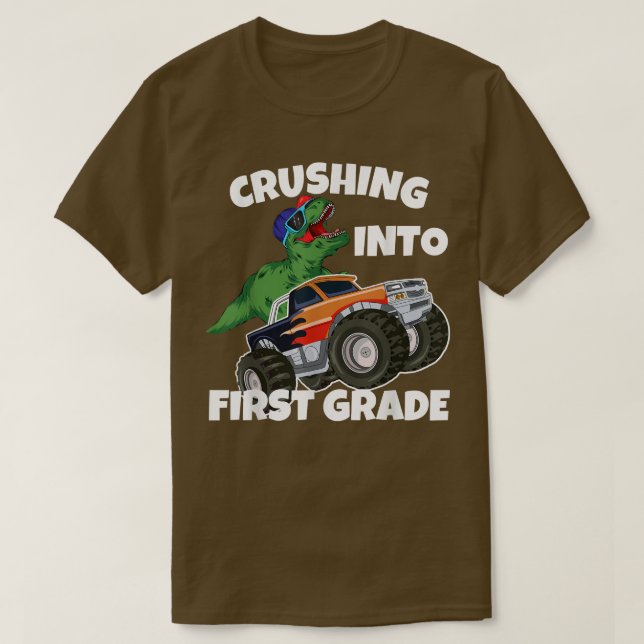 T-shirt Truck Dinosaur T-r (Design devant)