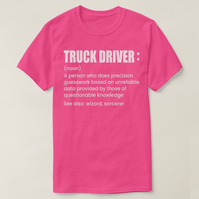 T-shirt truck driver 42 (Design devant)