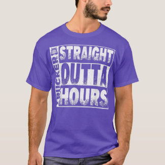 T-shirt Truck Driver Straight Out Of Hours Funny Trucker G