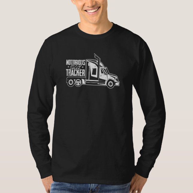 T-shirt Truck Driver  Trucking Rig Old Man Trucker (Devant)