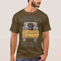 Truck Driving Dog Chocolate Labrador 