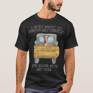 T-shirt Truck Driving Dog Greyhound