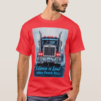 T-shirt Truck Silent Power