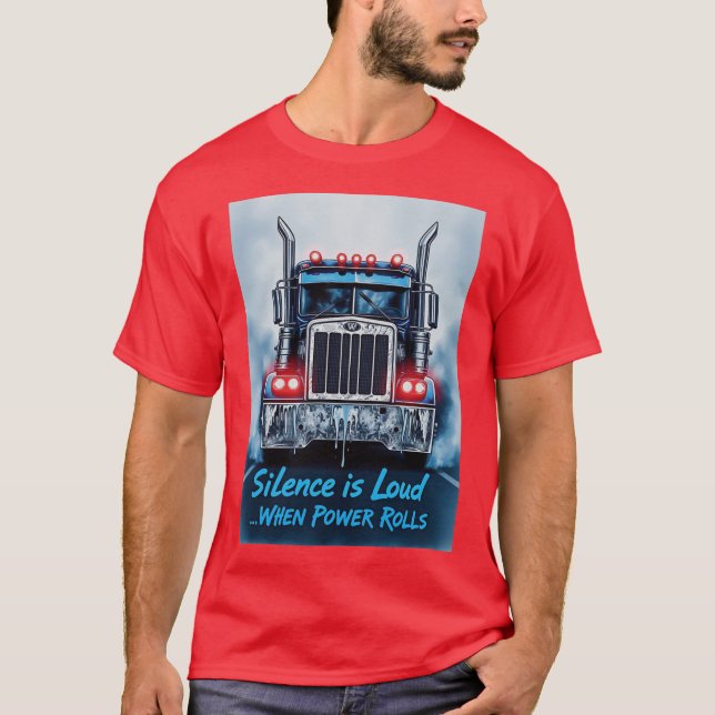 T-shirt Truck Silent Power (Devant)