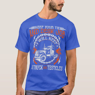T-shirt Trucker - 18 Wheeler Freighter Truck Driver2877
