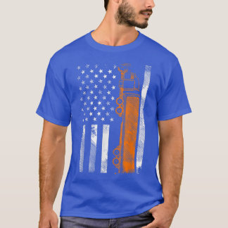 T-shirt Trucker American Flag Truck Driver Halloween Costu
