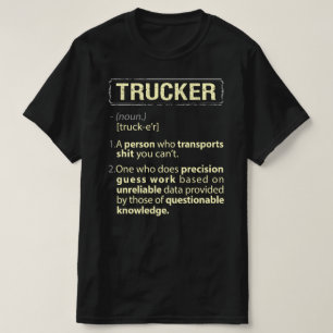 T-shirt Trucker Définition américaine réelle