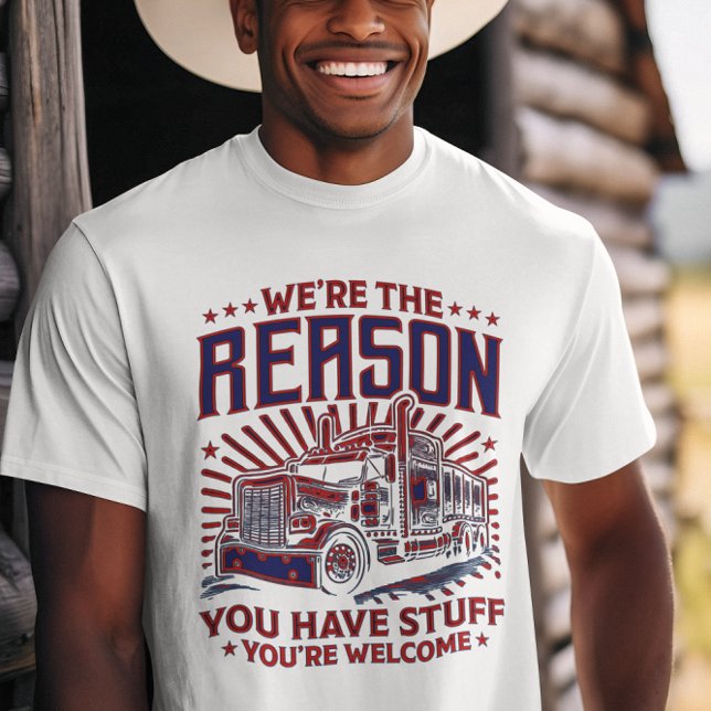 T-shirt Trucker incarnant l'esprit routier ! (Créateur téléchargé)