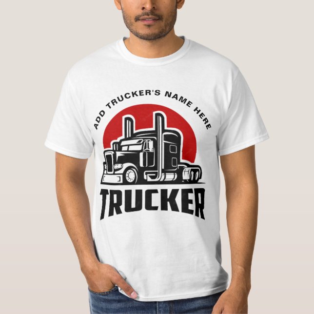 T-shirt Trucker personnalisé (Devant)