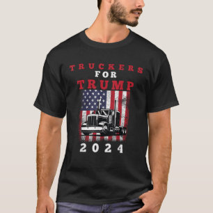 T-shirt Truckers For Trump 2024 Vote Trump 2024 T Shirt