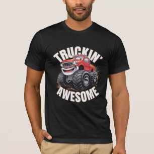 T-shirt Truckin' Awesome : Conçu pour la route !