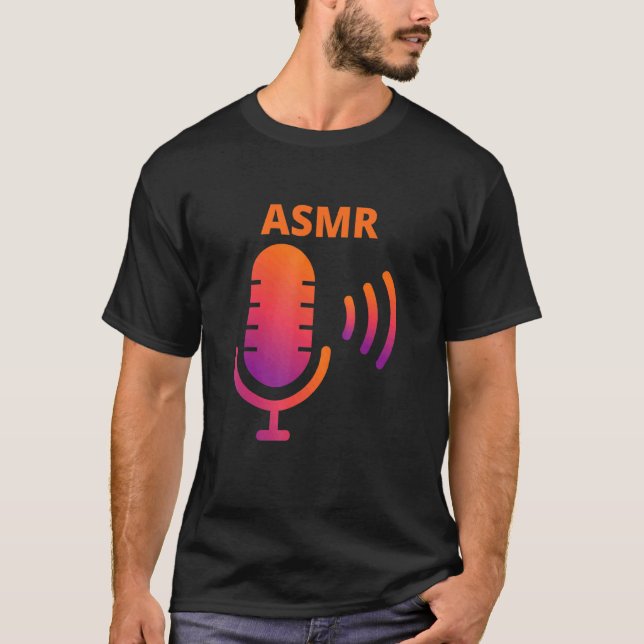 T-shirt Trucs Asmr Microphone Asmr (Devant)