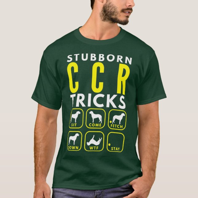 T-shirt Trucs CCR têtus - Formation de chien Premium (Devant)