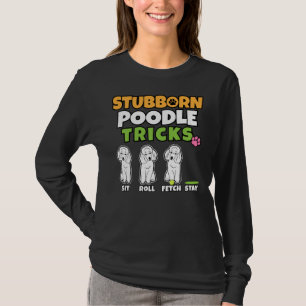 T-shirt Trucs de caniche têtu J'Amoureux des chiens I Pood