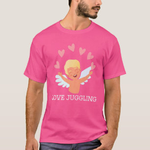 T-shirt Trucs de personnage de Juggler Circus avec des bal